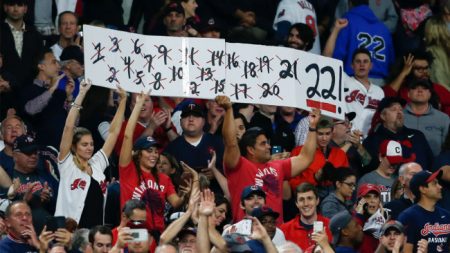 Cleveland Indians y sus 22 victorias fans de los Cleveland indians 2017