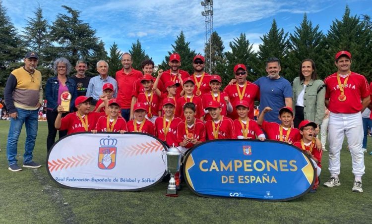 Irabia, campeón de España de béisbol sub 11