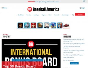 Top 10 de páginas web de la MLB