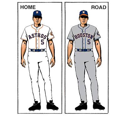 uniforme Houston Astros mlb en español beisbol