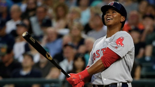 Rafael Devers en la élite beisbol mlb boston red sox