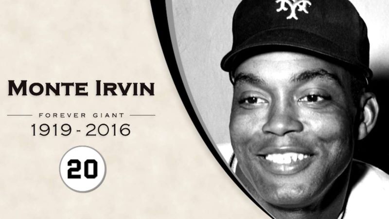 No. 71: Monte Irvin. Mejores jugadores de la Historia del Béisbol