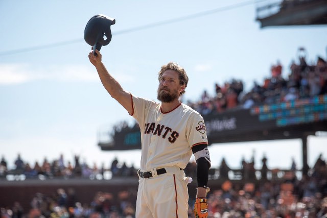 hunter pence San Francisco giants mlb despedida
