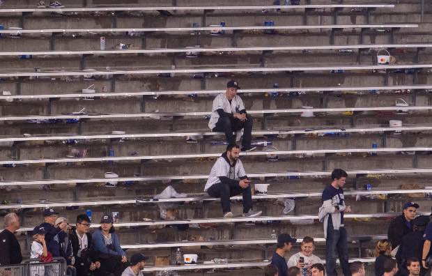 la imprevisibilidad del béisbol New York yankees Boston Red Sox yankee stadium vacío mlb playoffs 2018