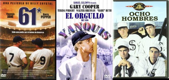 películas y béisbol cine ocho hombres el orgullo de los Yankees 61 mlb en español